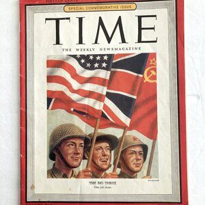 Time Magazine 'The Big Three Special Commemorative Issue May 14, 1945